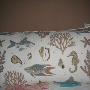 2 KING SIZE SHAMS - BY LEVTEX HOME